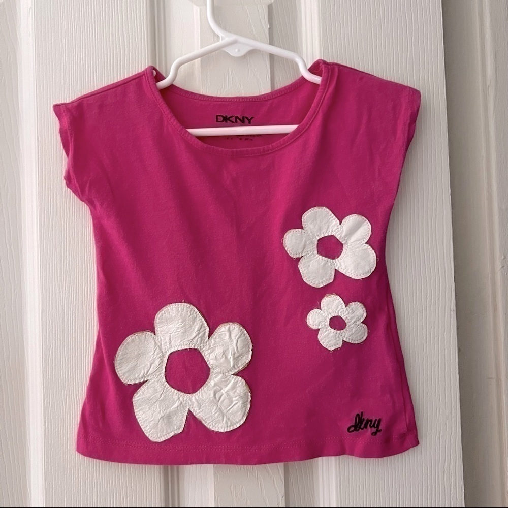 𝅺DKNY|BABY girl short sleeve shirt/blouse-Size 3T